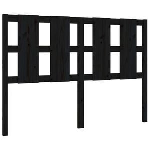 vidaXL Bed Headboard Bed Header Bedroom Furniture Black 140.5 cm