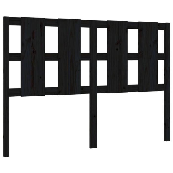 vidaXL Bed Headboard Bed Header Bedroom Furniture Black 140.5 cm