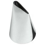 Wilton Stainless Steel Large #125 Flower Petal Piping Tip - Silver