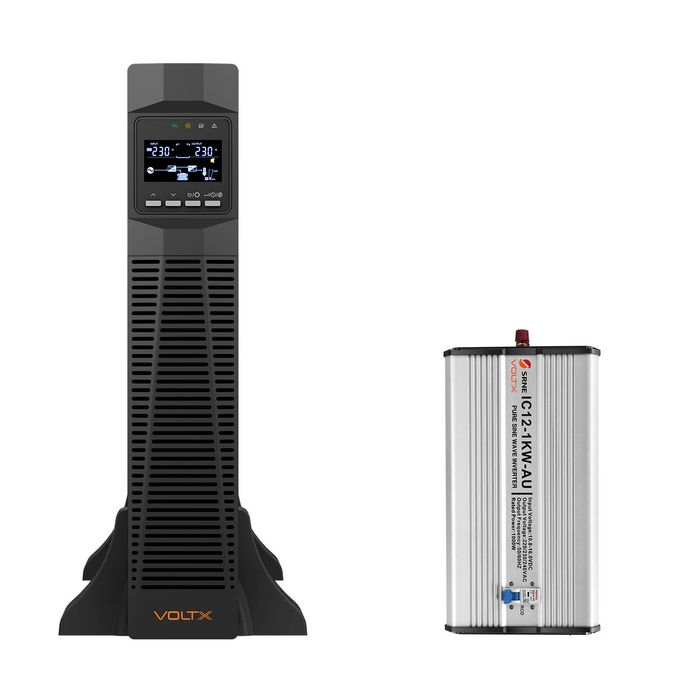 VoltX UPS 1500VA 1500W + 12V 1KW Inverter Home Backup Battery Power System