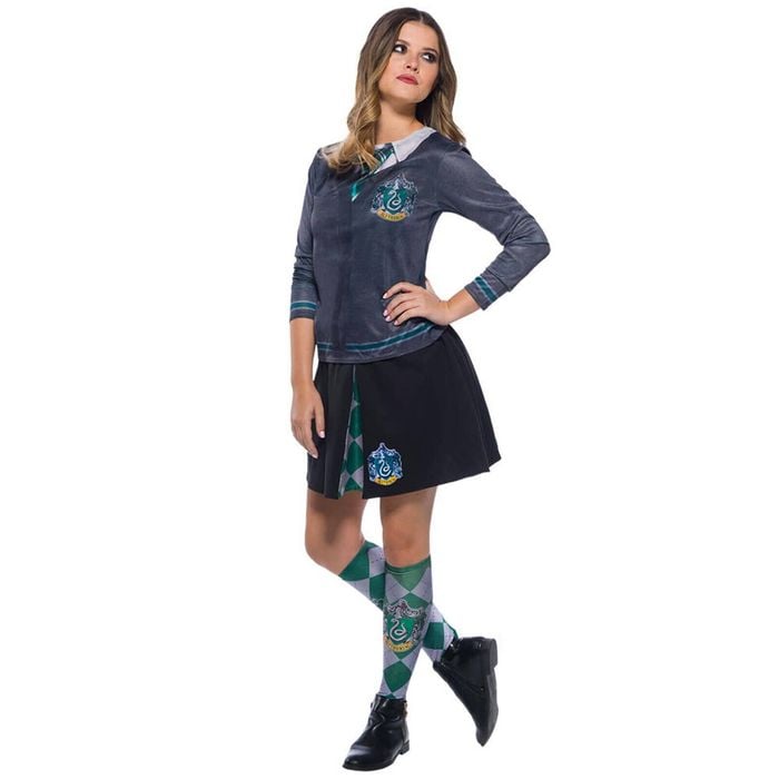 Harry Potter Slytherin Womens Dress Up Halloween Party Costume Outfit Size M