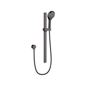 Mondella Resonance - WELS 3 Star 9L/Min Gun Metal 5 Function Hand Shower On Rail