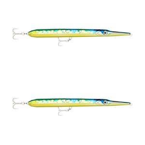 2x Rapala 22cm Flash X Skitter Floating Topwater Fishing Lures - Mahi Mahi