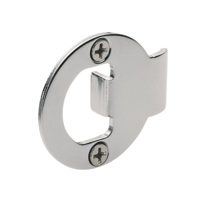 Gainsborough Bright Chrome Round Strike Plate