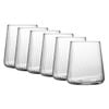 6pc Krosno Tumbler Glasses Soda Lime Glass 430ml Capacity Set