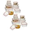 Glasslock Tempered Glass Oven Safe 18pc Container Set W/ Lid Oven