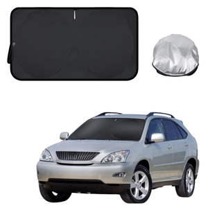 Front Windscreen Sun Shade for Lexus RX 2003 - 2009 (GSU35) - Standard 150 x 85 cm - Black