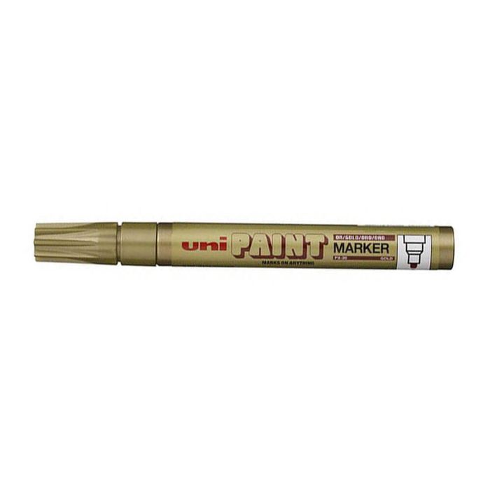 Uni PX20 Medium Bullet Tip Paint Marker 12pcs (Gold)