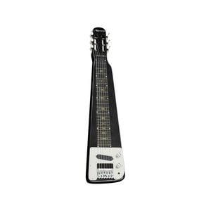 Karrera 29in 6-String Lap Steel Hawaiian Guitar - Black