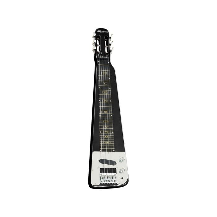 Karrera 29in 6-String Lap Steel Hawaiian Guitar - Black