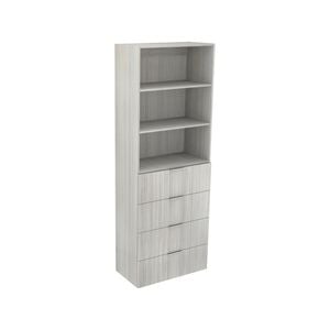 Lugna 2048 x 750 x 380mm Mist 2 Adjustable Shelf 4 Drawer Robe Insert