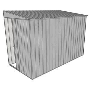 Build-a-Shed 1.5 x 3 x 2m Sliding Door Tunnel Shed - Zinc