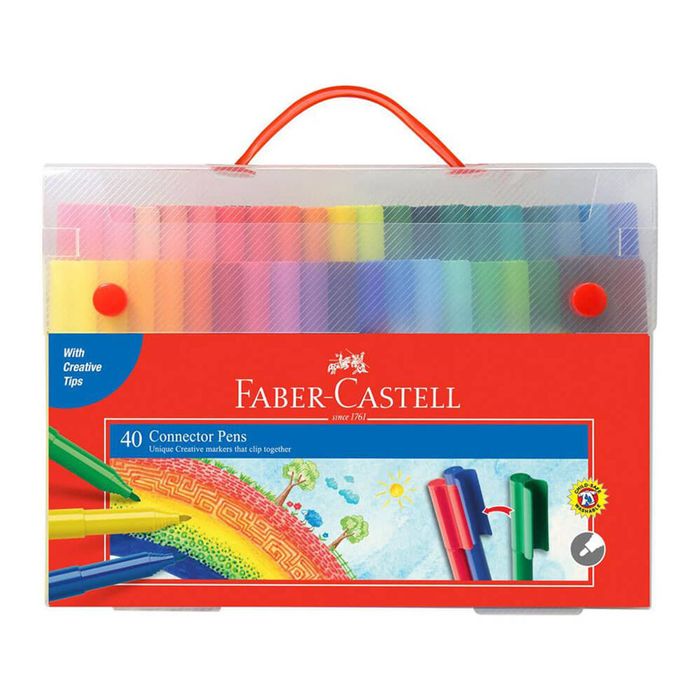 Faber-Castell Connector Pens Marker (Case of 40)