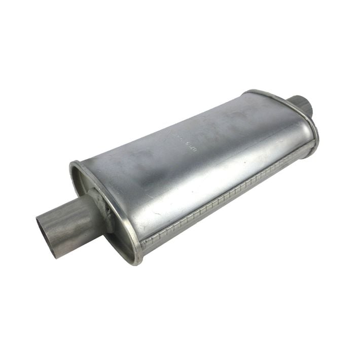 Redback 1-3/4" Performance Muffler Centre/centre - 5" X 3" Oval, 16" Long, Aluminised Steel