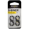 Nite Ize S-Biner MicroLock Black 2pk