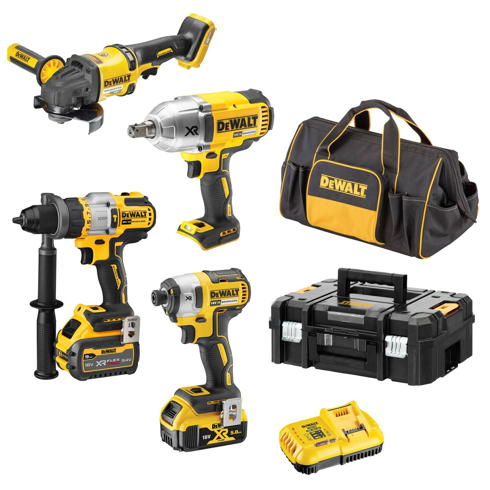 DeWALT 18V / 54V 4 Piece Kit DCZ441P1X1T-XE product image