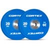CORTEX Competition Olympic Bumper Plates 20kg (Pairs)