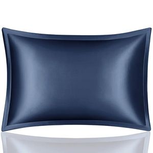 AnypillowPillowcase 50x90cm Blue Pure Real Silk
