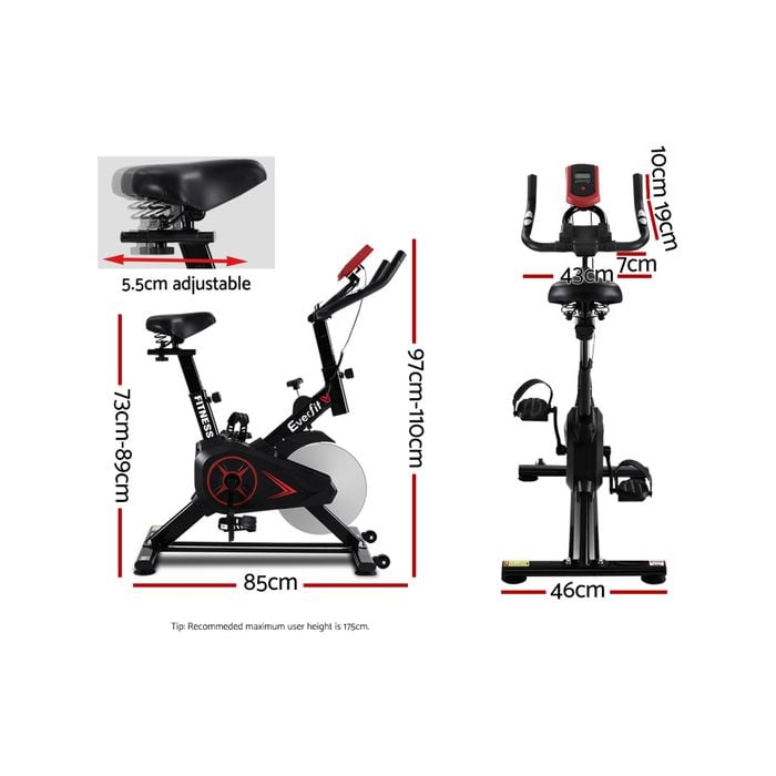 Everfit Exercise Bike Flywheel Bicycle