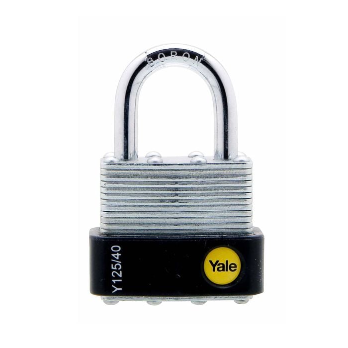 Yale 40mm Laminated Steel Ball Locking Padlock