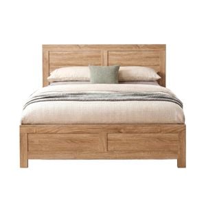 Artiss Single Bed Frame Wooden Bed Base Walnut