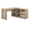 Rico Light Sonoma Oak 2 Drawer 5 Compartment Executive Desk