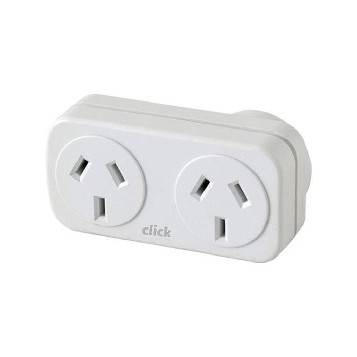 Click Left Hand Double Adaptor