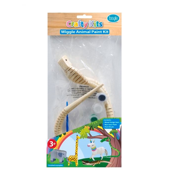 Boyle Wood Wiggle Animal Paint Kit
