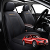 Car Seat Cover for Alfa Romeo Stelvio 2017 - Current (949) - Black-Front Only