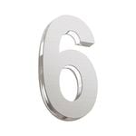 Sandleford 120mm Stainless Steel Azure House Number 6