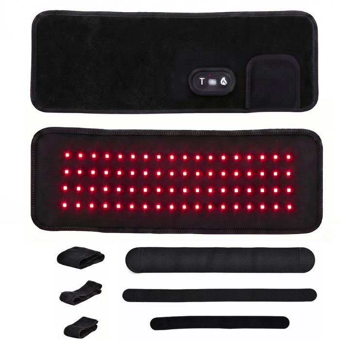 Advwin Red Light Therapy for Body, 216 LED Cordless Red Light Therapy Belt with 3 Strap