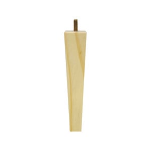 Adoored 230mm Pine Square Tapered Furniture Leg