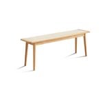 MIUZ Dining Bench Solid Timber American White Oak Wood Kitchen Entryway Bedroom