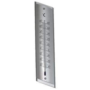 Holman 16cm Aluminium Wall Thermometer