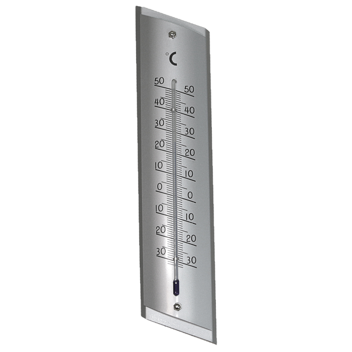 Holman 16cm Aluminium Wall Thermometer