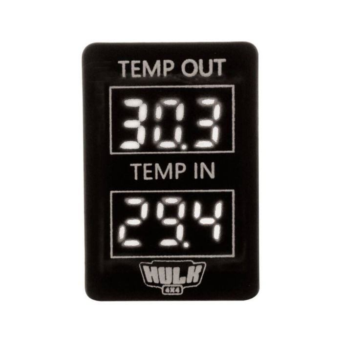 Hulk Toyota Late Dual Vehicle Temperature Display 12v White Illumination