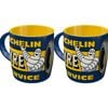 2PK Nostalgic-Art Ceramic Mug Michelin Tyre Service 9x9cm - Blue