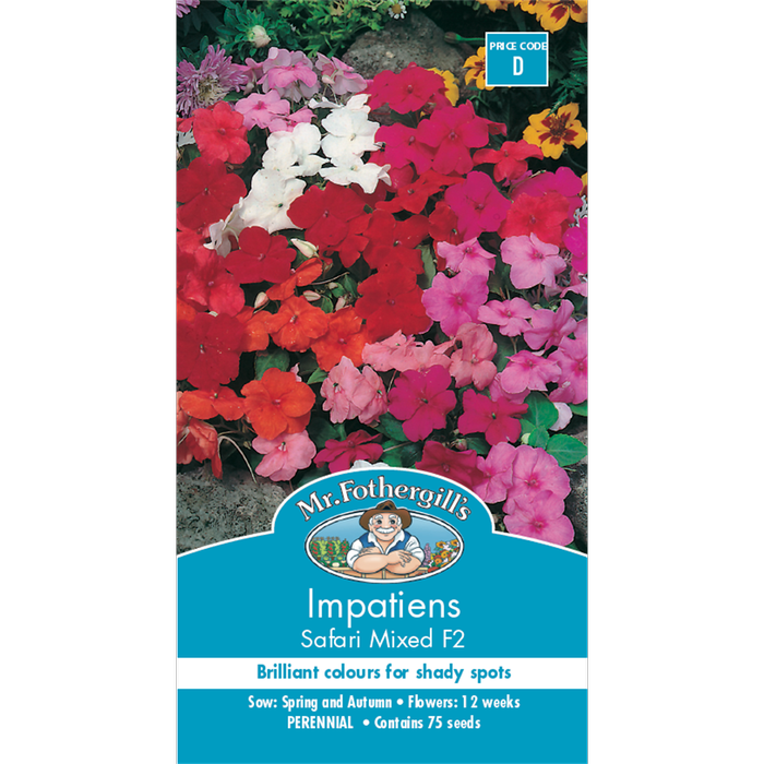 Mr Fothergill's Impatiens Flower Seed