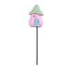 Northcote Pottery 28cm Pink & Green Fairy House Stake