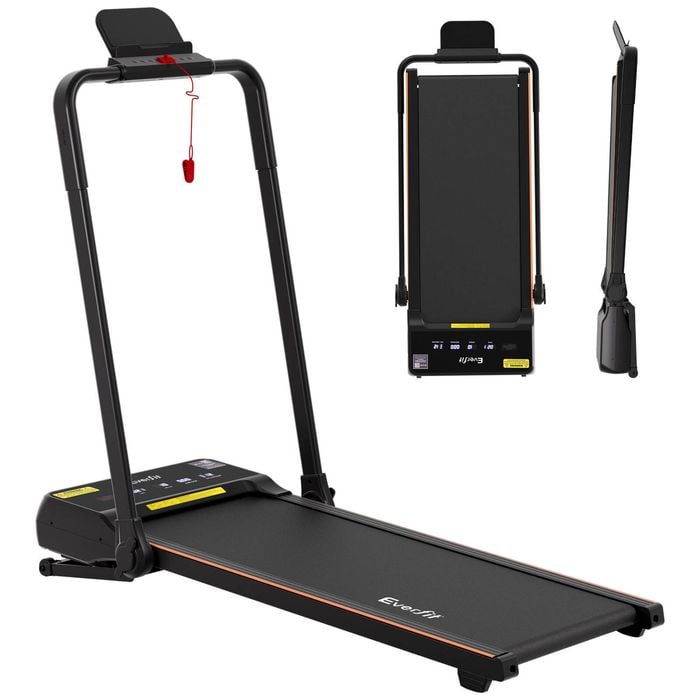 Everfit 3 In 1 Walking Pad Treadmill 20% Auto Incline Under Desk Foldable For Home With 40cm Belt