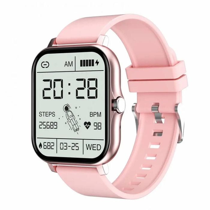 Lifebay Smart Sports Watch Bluetooth Heart Rate Blood Pressure (Pink)