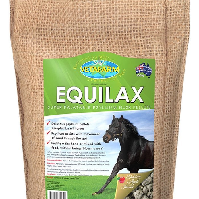 Vetafarm Equilax High Fibre Apple Flavour Pellet Horse Food 1.5kg