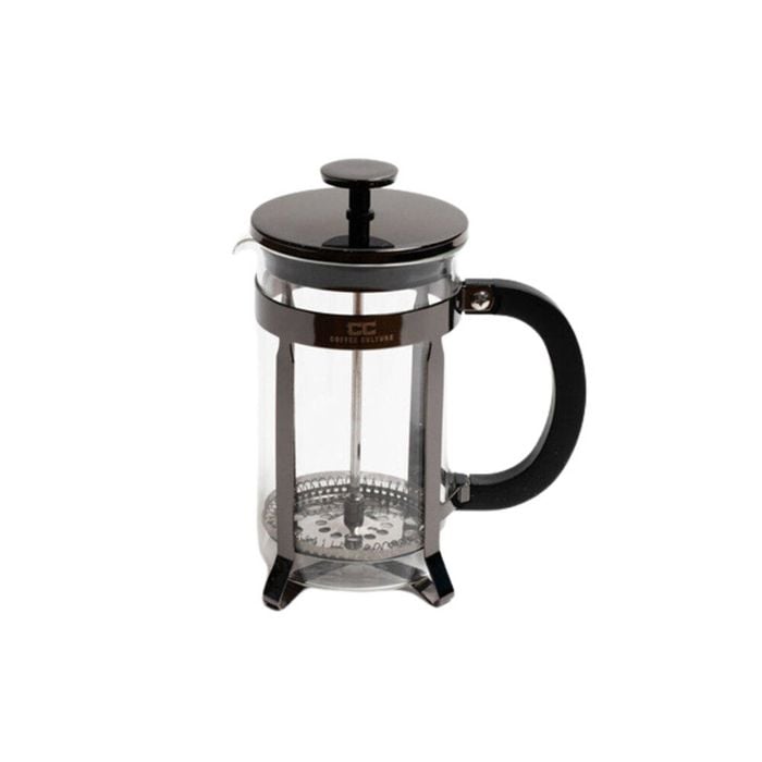 Coffee Culture Black Glass French Compact Coffee/Tea 600ml Press/Plunger