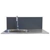 Dissco Laundry Splashback 900x300mm Grey