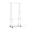 SOGA White 2-in-1 Clothes & Shoe Rack