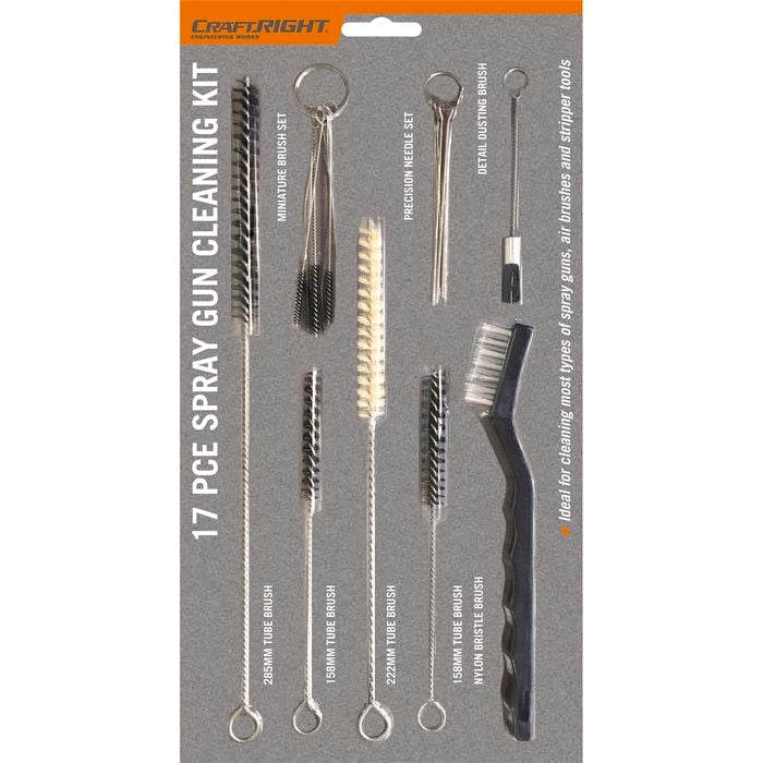 Craftright Spray Gun Cleaning Kit - 17 Piece
