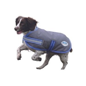 WeatherBeeta 25cm Grey/Blue Thermi-Heat Dog Coat
