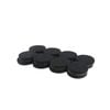 Surface Gard 25mm Black Round Felt - 16 Pack