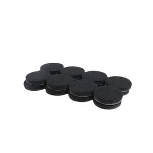 Surface Gard 25mm Black Round Felt - 16 Pack