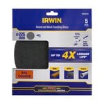 Irwin 225mm 80 Grit Sandpaper Mesh - 5 Pack